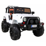 Elektrické autíčko Jeep All Terrain - nelakované - biele